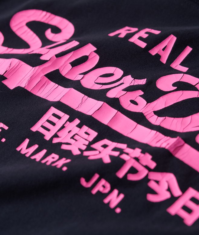 Neon Graphic Fitted T-Shirt