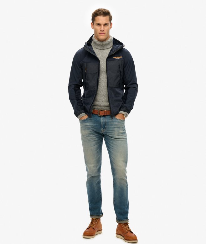 Hooded Hybrid Trekker Jacket