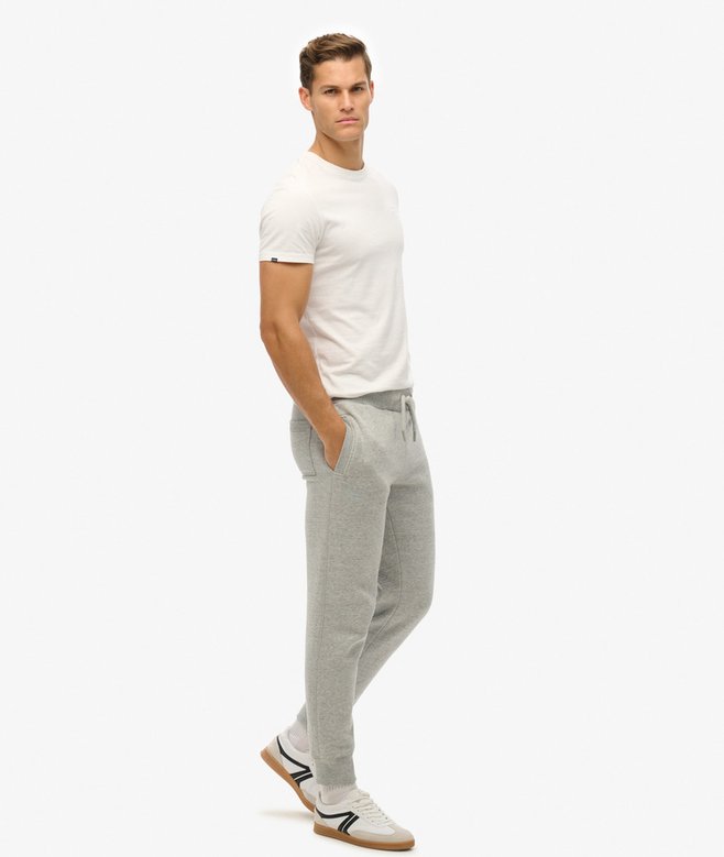 Organic Cotton Vintage Logo Embroidered Joggers
