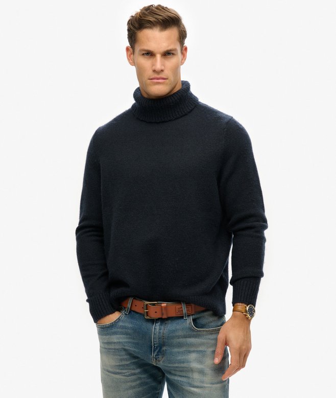 Brushed Roll Neck Jumper