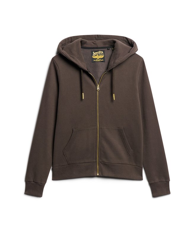 Tattoo Rhinestone Zip Hoodie