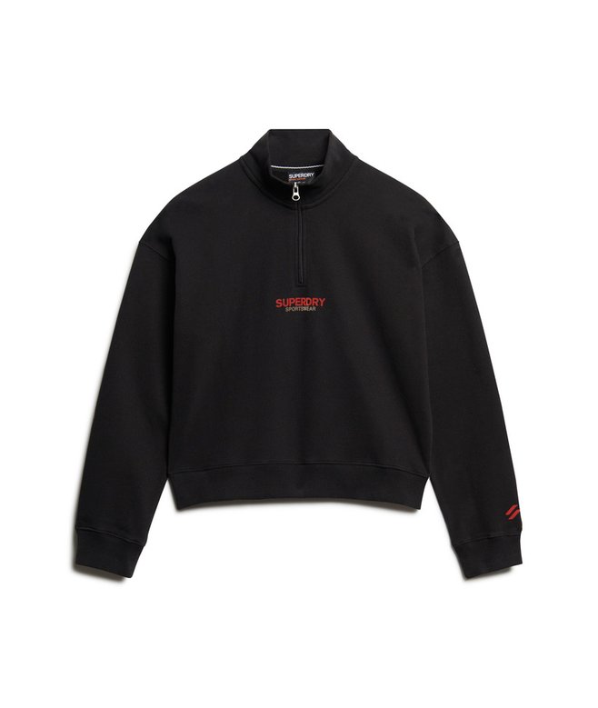 Sportswear Logo Boxy Half Zip Sweatshirt