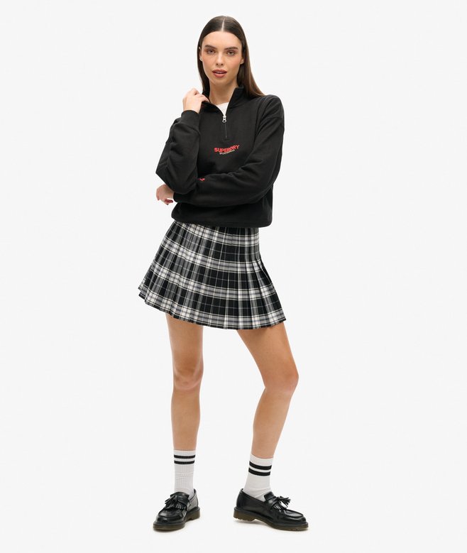 Sportswear Logo Boxy Half Zip Sweatshirt