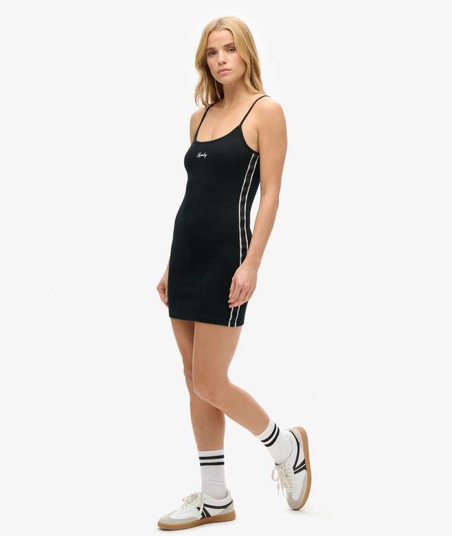 S Logo Strappy Dress