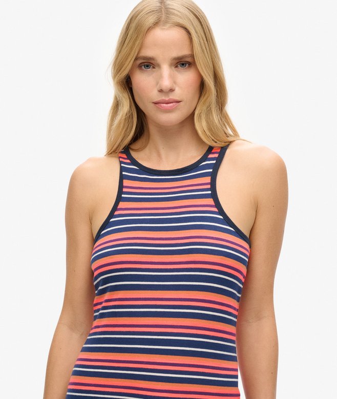 Vintage Stripe Racer Dress