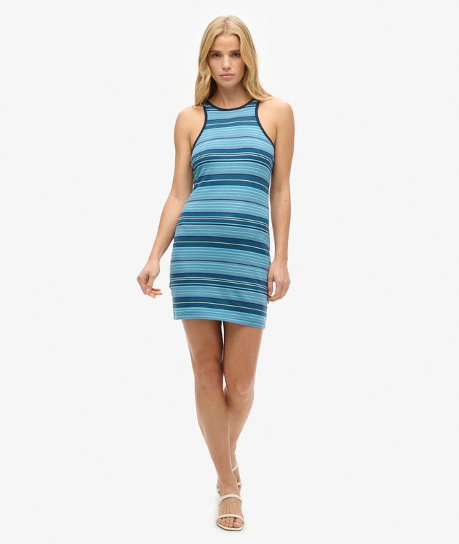 Vintage Stripe Racer Dress