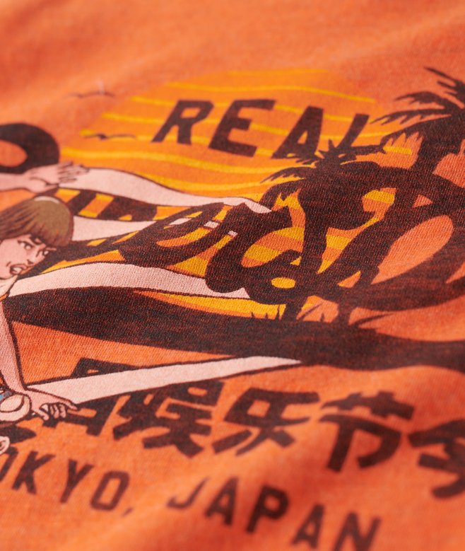 LA Vintage Logo Graphic Slim Vest Top