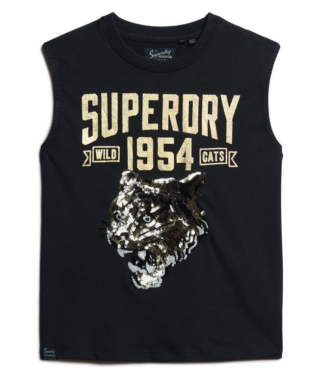Embellished Archive Fitted Tank Top