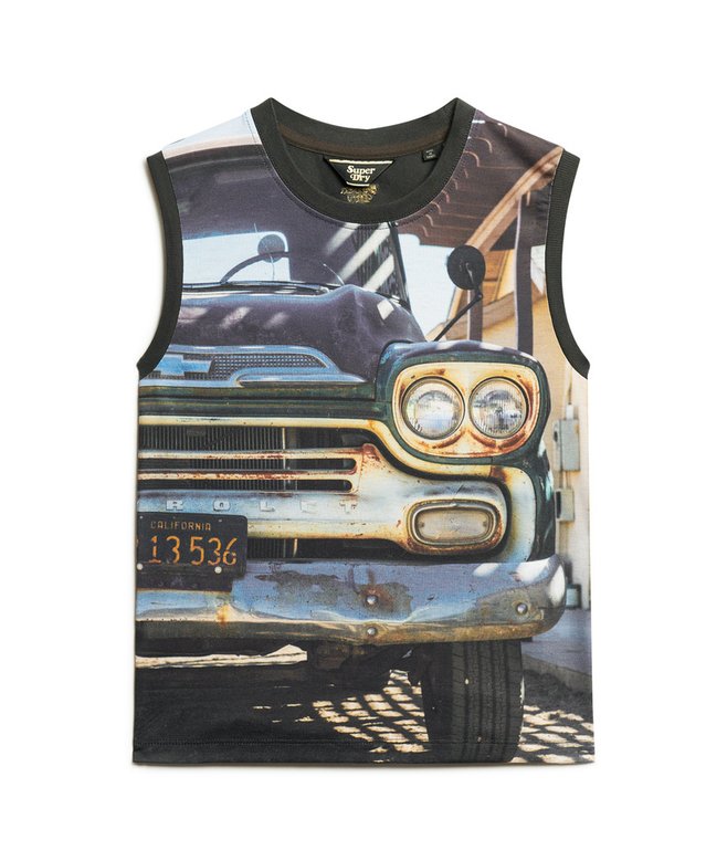 Sub Print Vest Top
