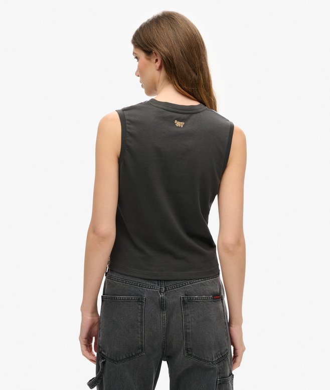 Sub Print Vest Top