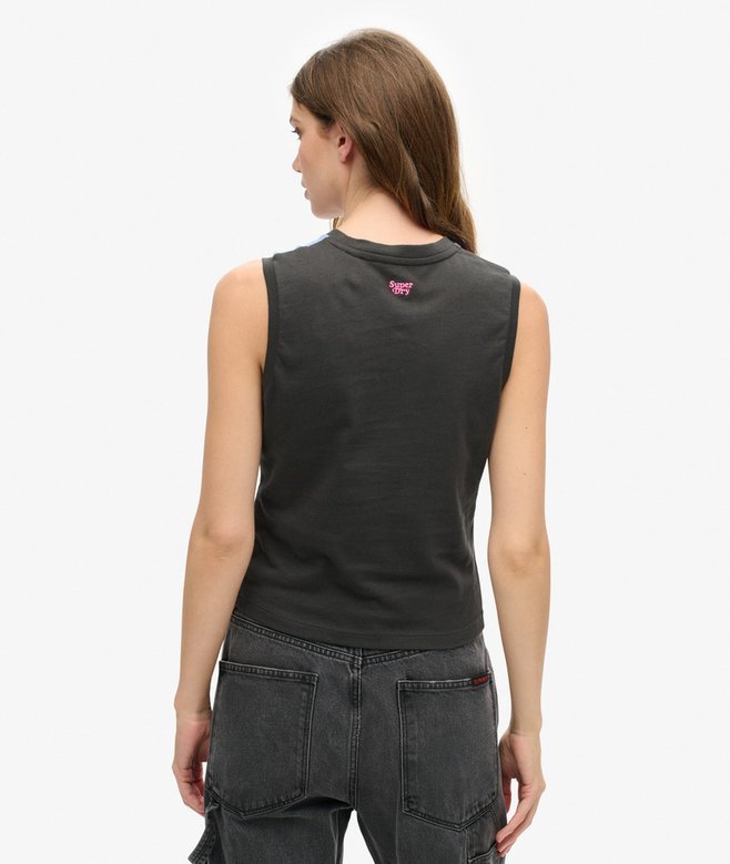 Sub Print Vest Top