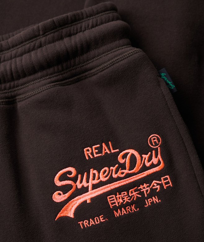 Neon Vintage Logo Low Rise Flare Joggers