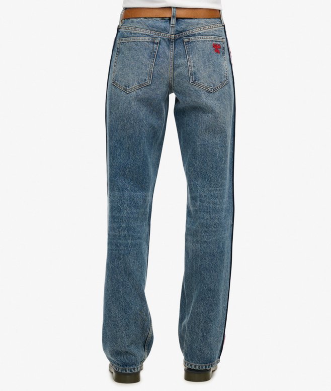 Mid Rise Wide Leg Jeans