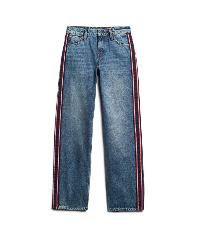 Mid Rise Wide Leg Jeans
