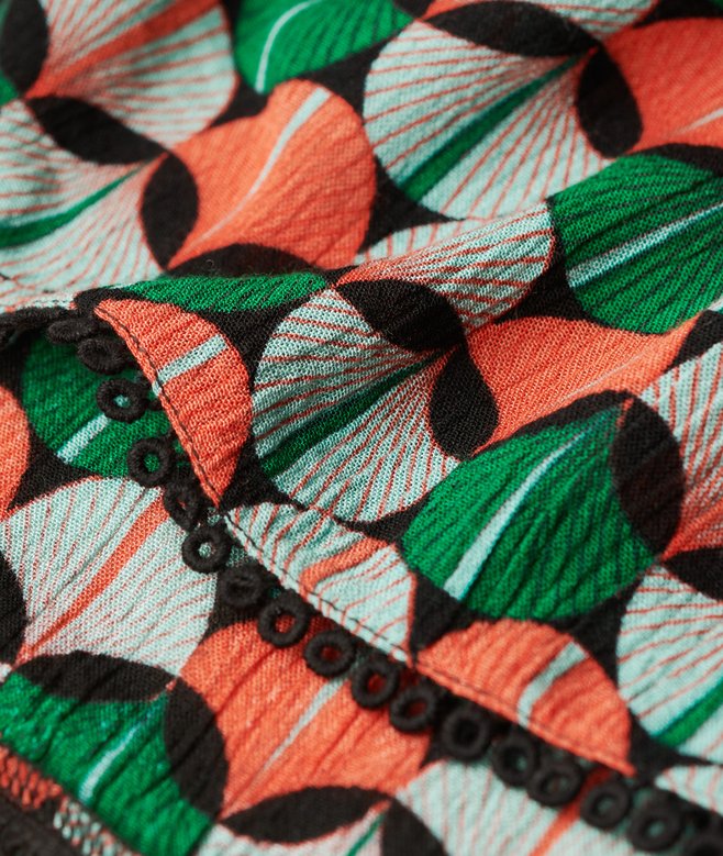 Printed Beach Halter Top
