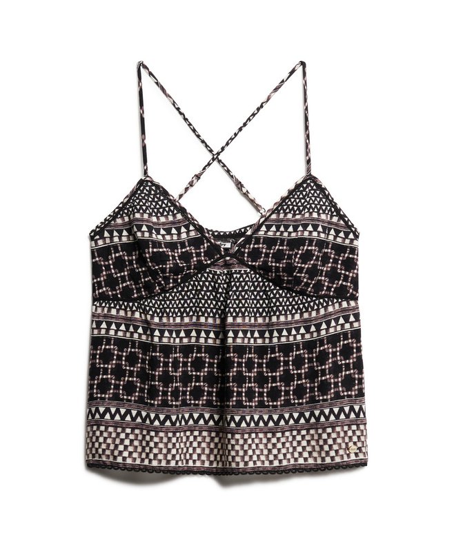 Printed Woven Cami Top