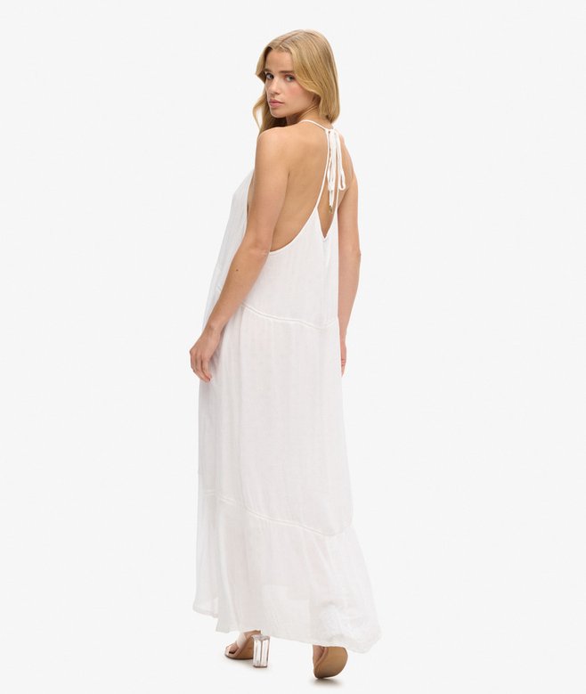 Lace Trim Maxi Dress