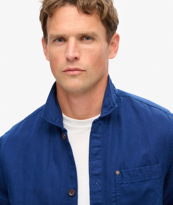 The Merchant Store - Linen Blend Overshirt