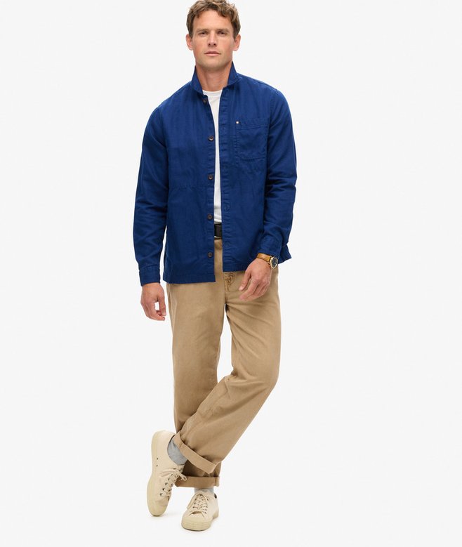 The Merchant Store - Linen Blend Overshirt