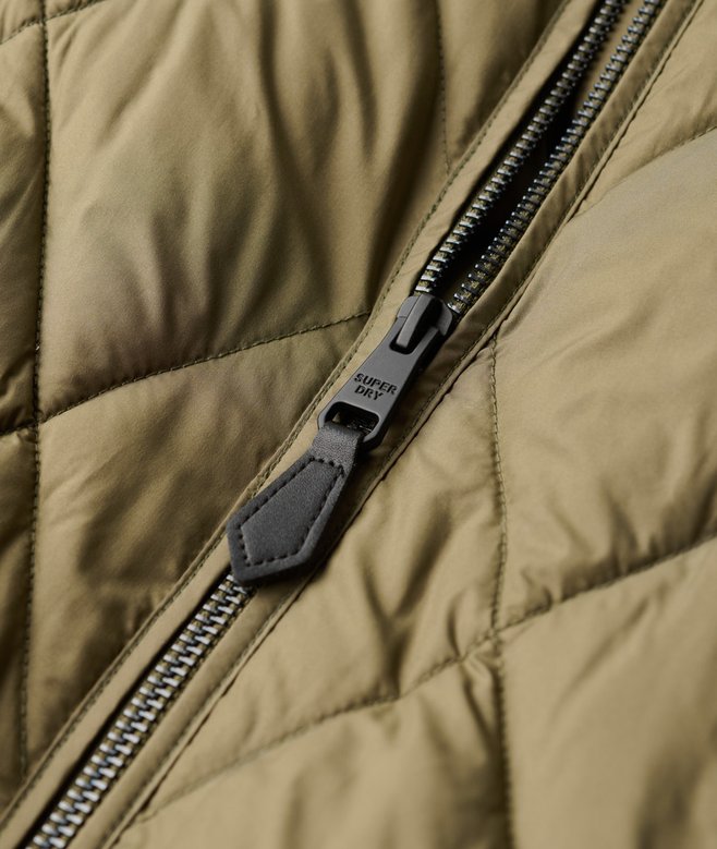 Superlong Quilted Liner Coat