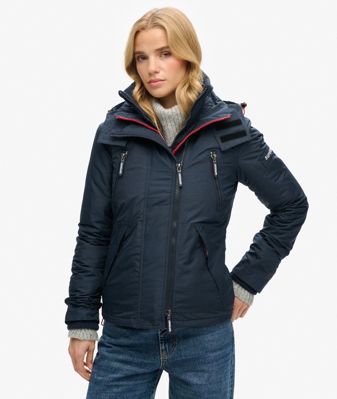 Hooded Logo Windbreaker Jacket