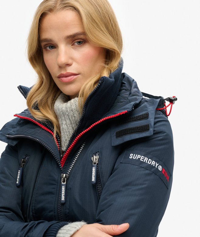 Hooded Logo Windbreaker Jacket