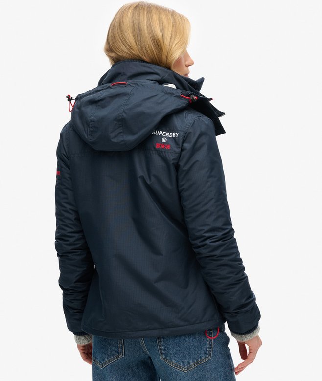 Hooded Logo Windbreaker Jacket