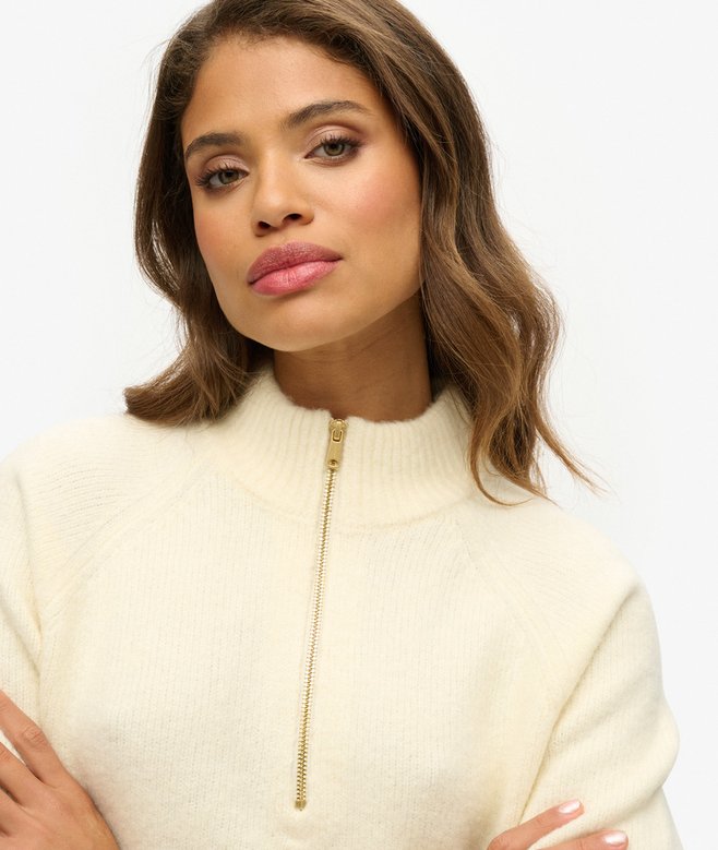 Brushed Half Zip Jumper
