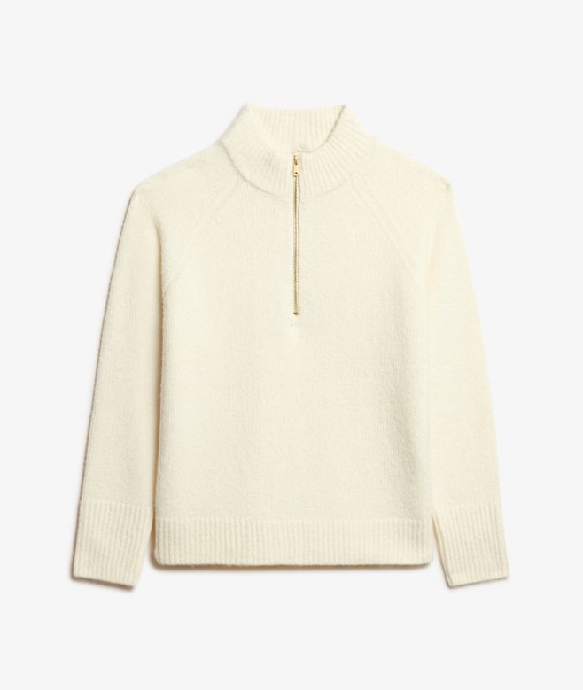 Brushed Half Zip Jumper
