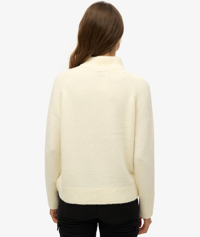 Brushed Half Zip Jumper
