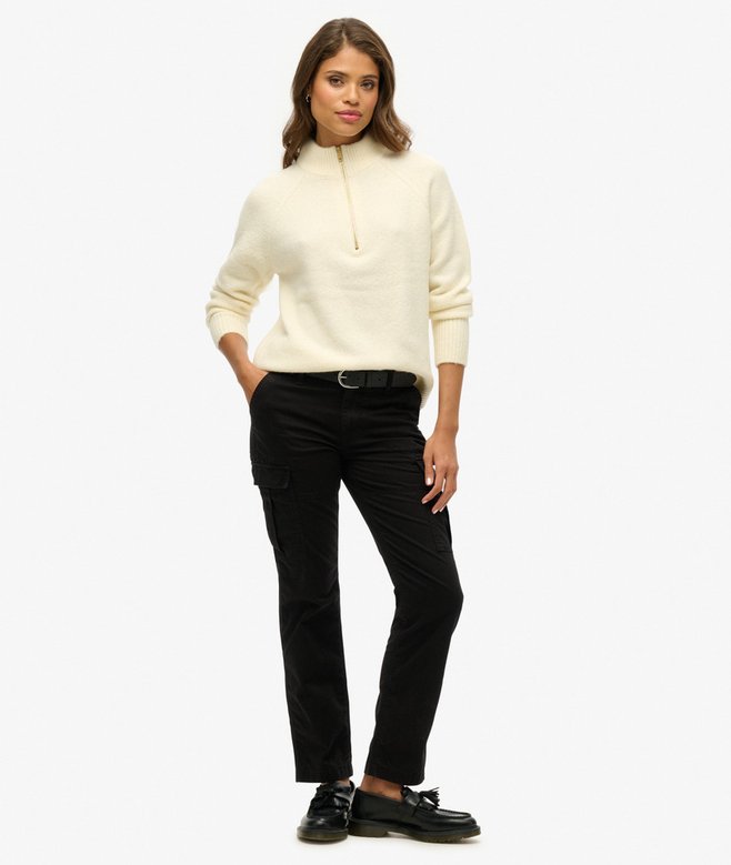 Brushed Half Zip Jumper