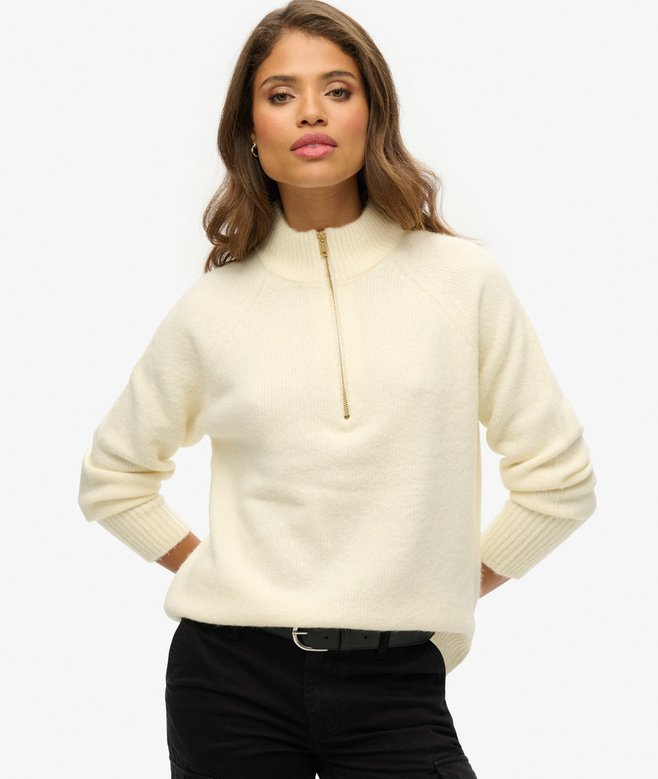 Brushed Half Zip Jumper