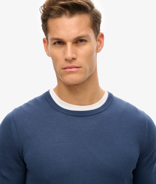 Essentials Lightweight Knit Crew Sweatshirt