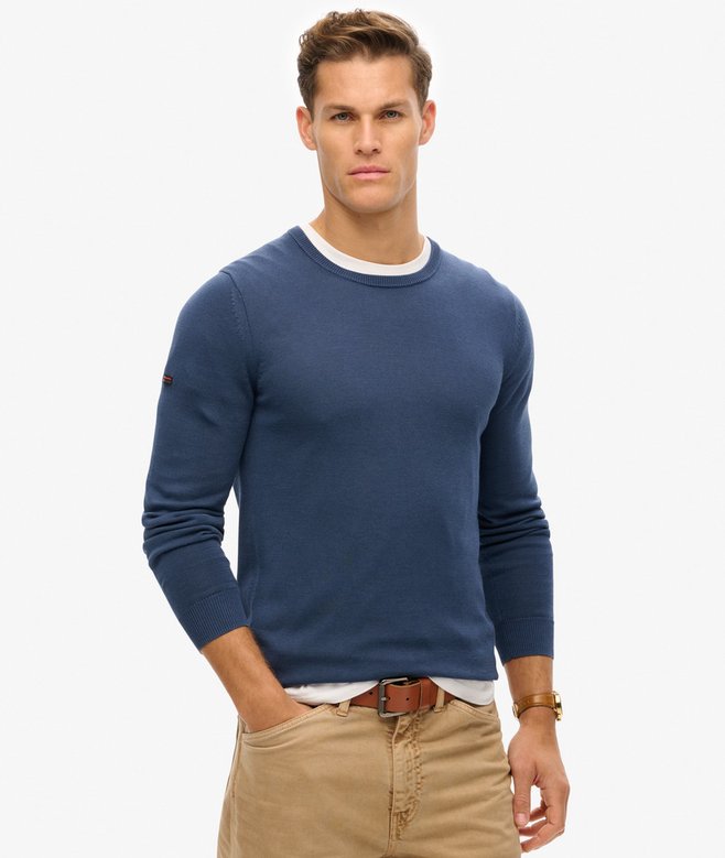 Essentials Lightweight Knit Crew Sweatshirt