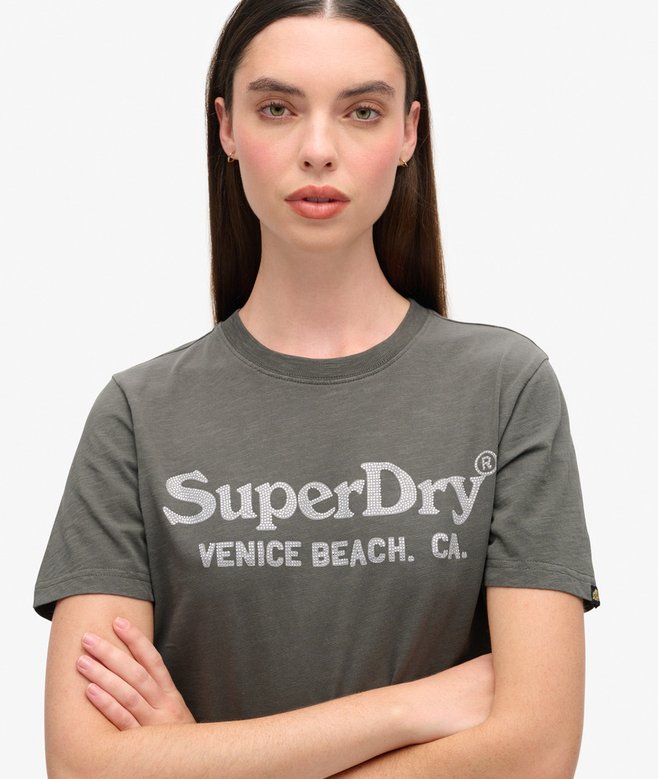 Metallic Venue Relaxed T-Shirt