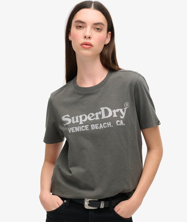 Metallic Venue Relaxed T-Shirt