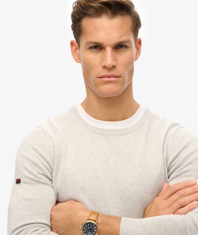 Essentials Lightweight Knit Crew Sweatshirt