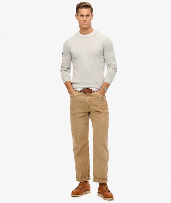 Essentials Lightweight Knit Crew Sweatshirt