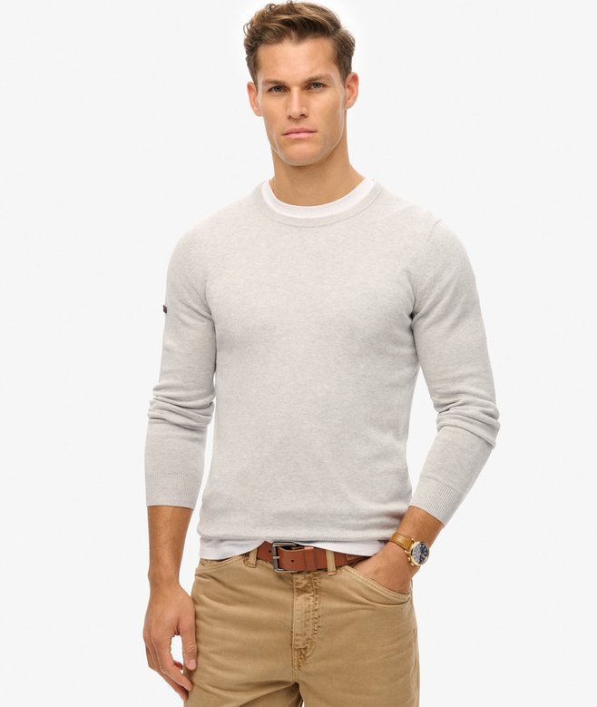 Essentials Lightweight Knit Crew Sweatshirt