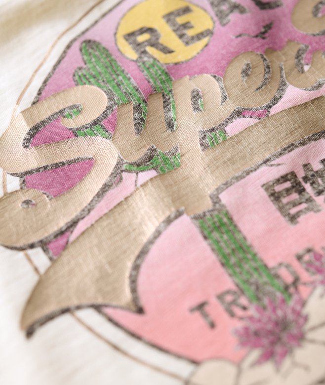 Vintage Logo Narrative Vest Top