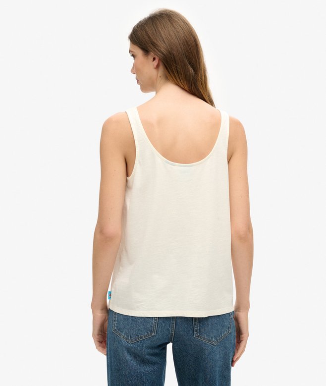 Vintage Logo Narrative Vest Top