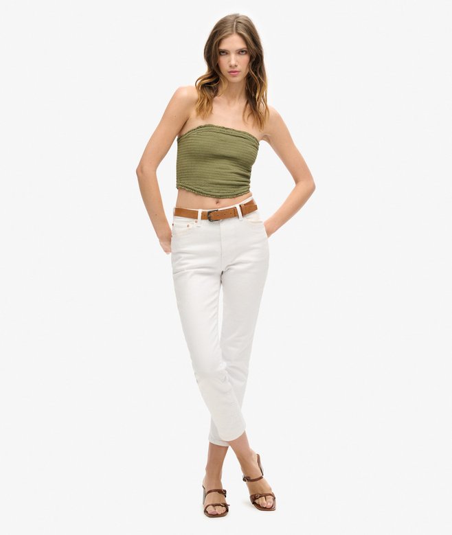 Smocked Bandeau Top