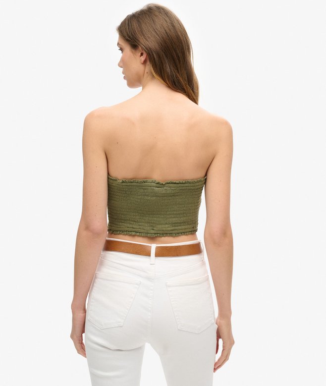 Smocked Bandeau Top
