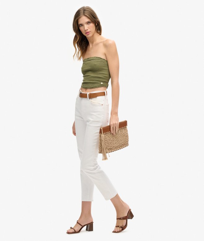 Smocked Bandeau Top