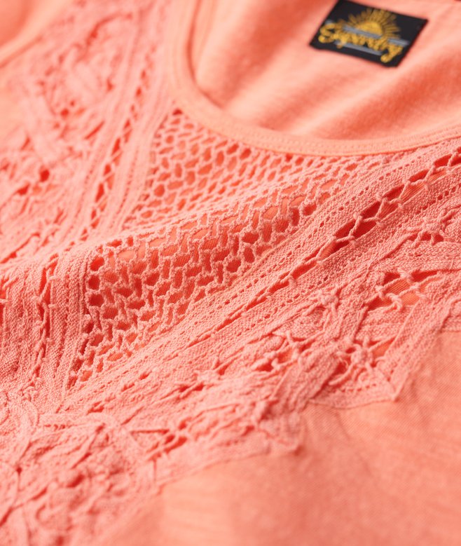 Jersey Lace Vest