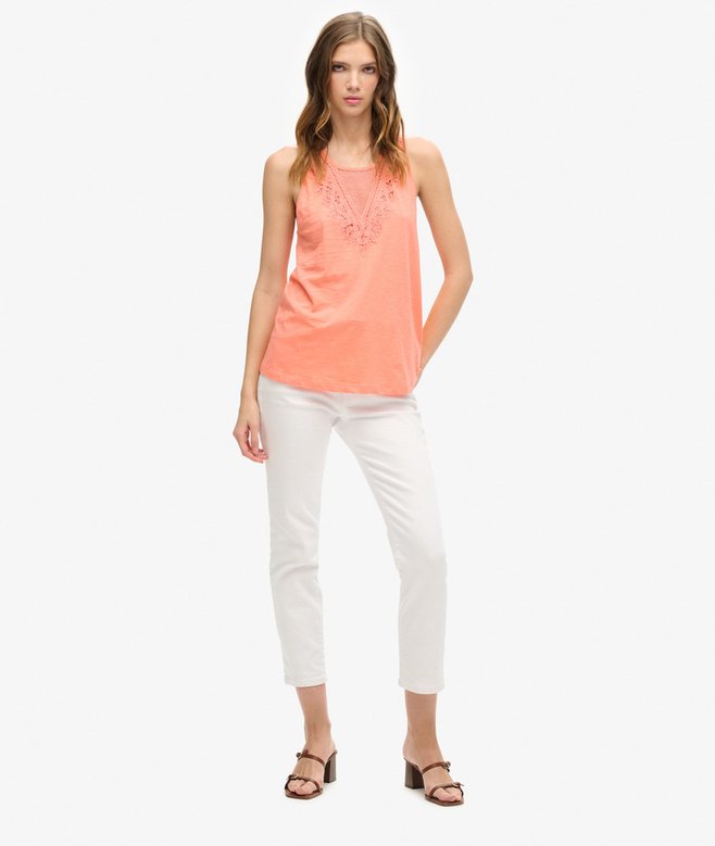Jersey Lace Vest