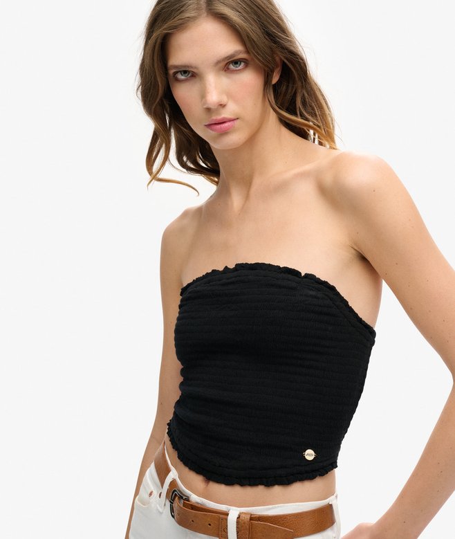 Smocked Bandeau Top