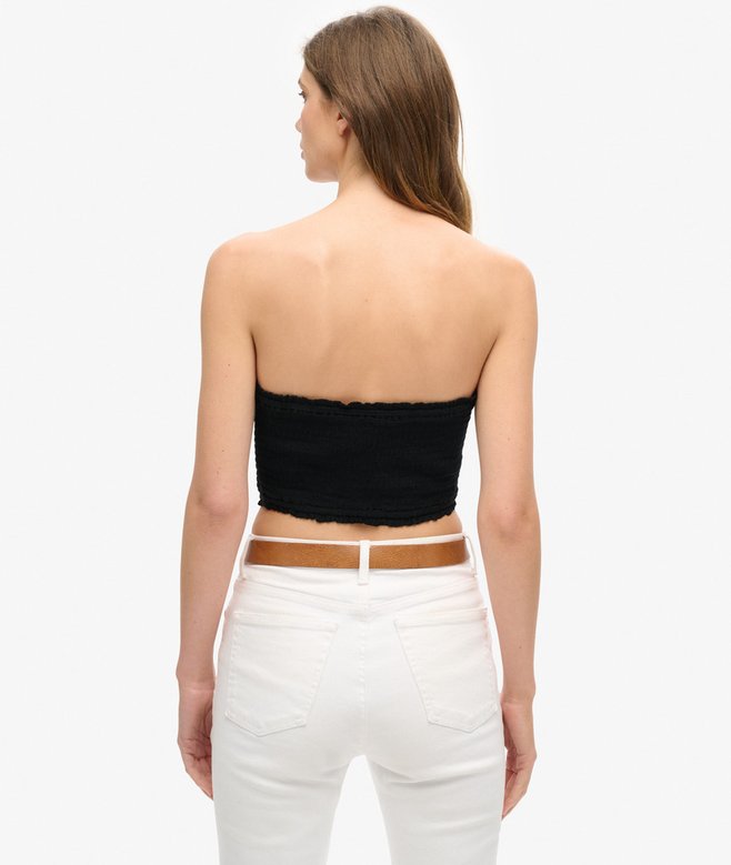 Smocked Bandeau Top