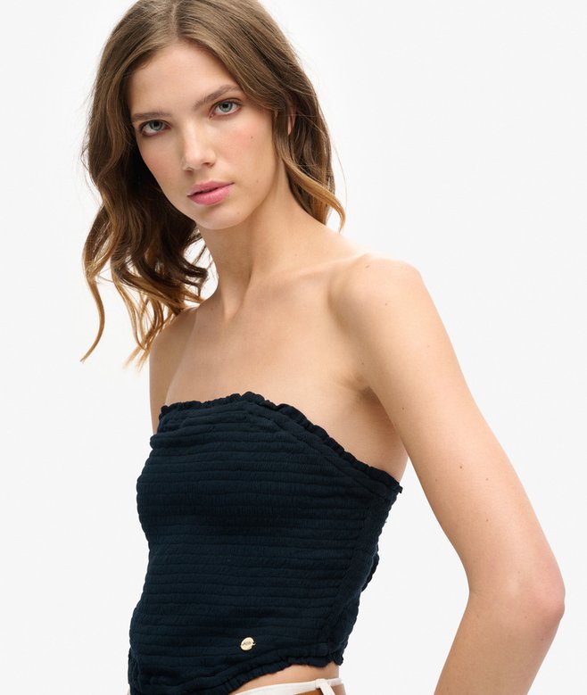 Smocked Bandeau Top