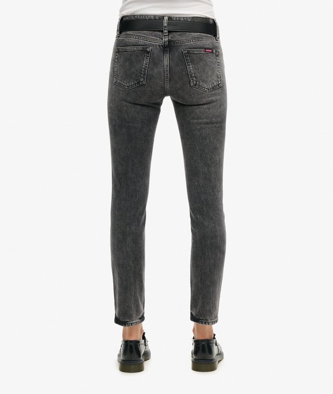 Organic Cotton Mid Rise Slim Jeans